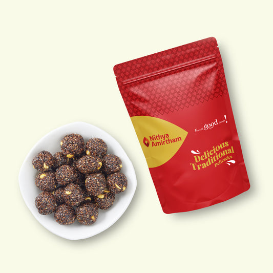 Black Ellu Urundai 100 gram - Nithya Amirtham Indian Food Pvt Ltd
