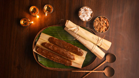 Celebrating Karthigai Deepam with the tradition of panai olai kozhukattai