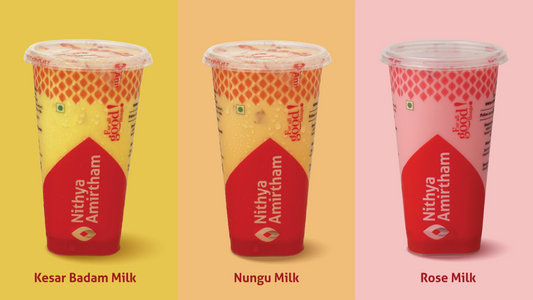 Traditional summer coolers from Nithya Amirtham