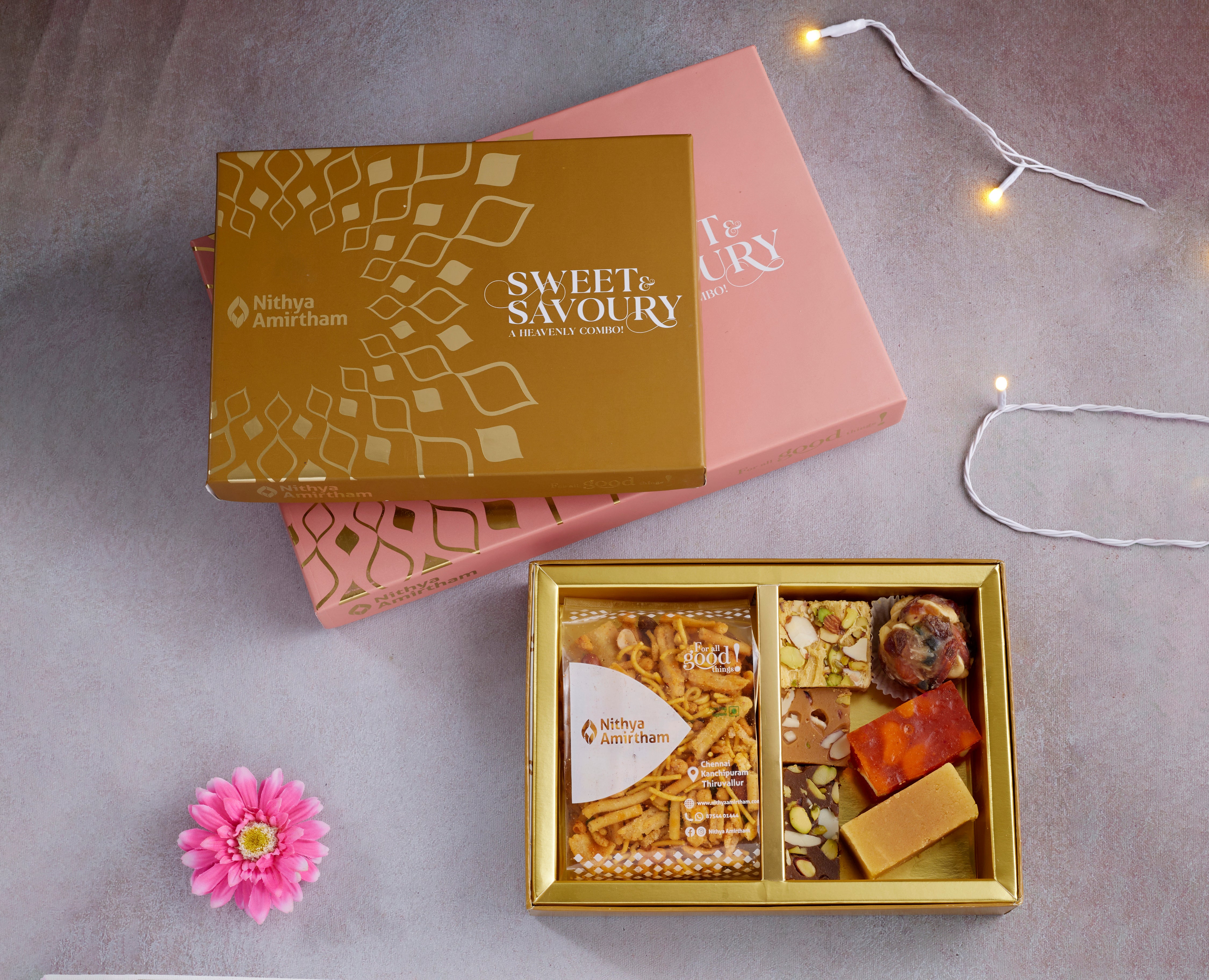 Ghee Sweets & Savouries Combo (Medium)