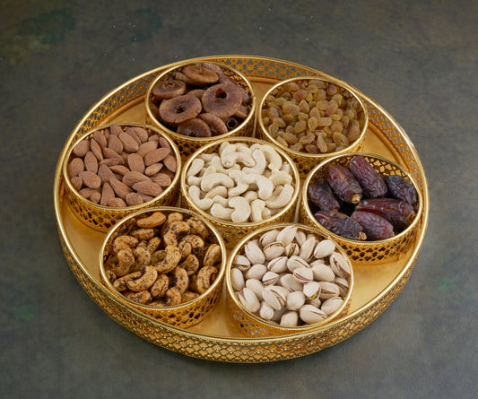 Golden Nuts Plate