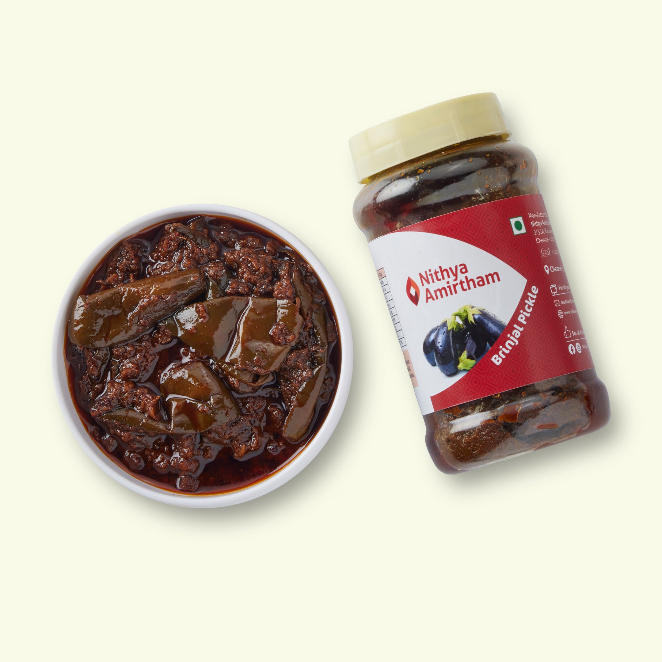 Brinjal Pickle - Nithya Amirtham Indian Food Pvt Ltd