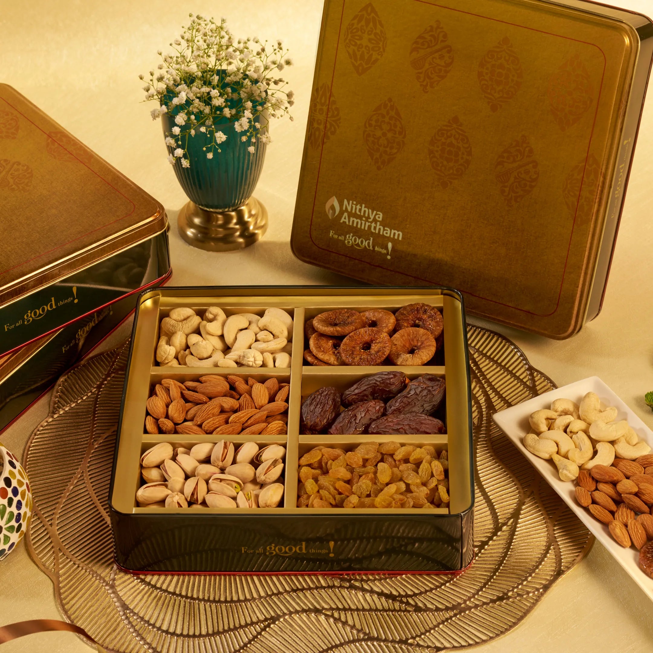 Royal Dryfruit Nuts Tin - 6CP - 600g