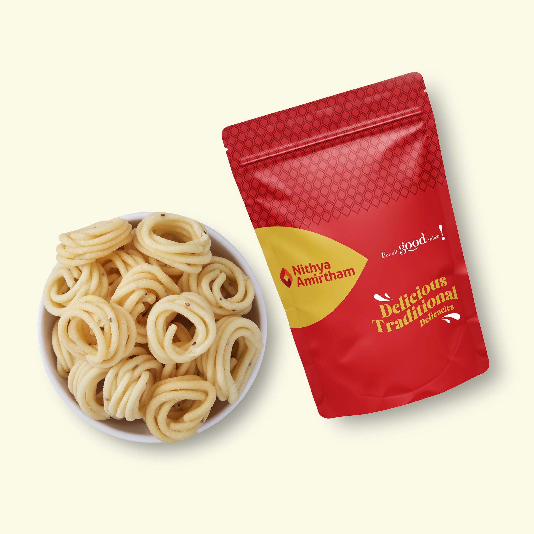 Thengai Paal Murukku - Nithya Amirtham Indian Food Pvt Ltd